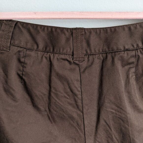 Ann Taylor | Floral Embroidered Hem Ankle Cropped Pants Sz 12 - Picture 7 of 9